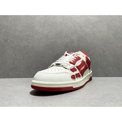 GT Amiri Skel Top low Top Sneakers Red White