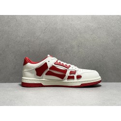 GT Amiri Skel Top low Top Sneakers Red White