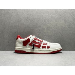 GT Amiri Skel Top low Top Sneakers Red White