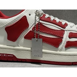 GT Amiri Skel Top low Top Sneakers Red White