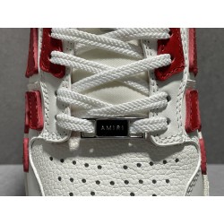 GT Amiri Skel Top low Top Sneakers Red White