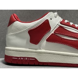 GT Amiri Skel Top low Top Sneakers Red White