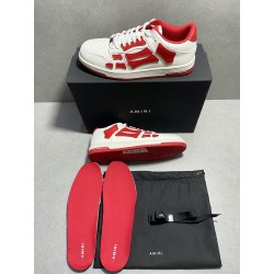 GT Amiri Skel Top low Top Sneakers Red White