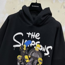 Balenciaga Simpsons Black Hoodie