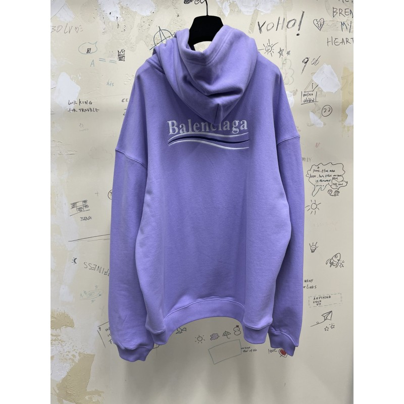 balenciaga hoodie purple