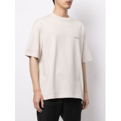 GT Balenciaga Chalky White Blue Logo Tee