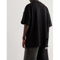 GT Balenciaga Destroyed Flatground Black Tee