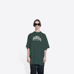 GT Balenciaga Cities Shanghai Green Tee