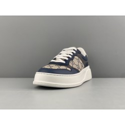 GT Gucci GG Sneaker Beige Blue GG Supreme Canvas 669582 UPGB0 4273