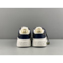 GT Gucci GG Sneaker Beige Blue GG Supreme Canvas 669582 UPGB0 4273