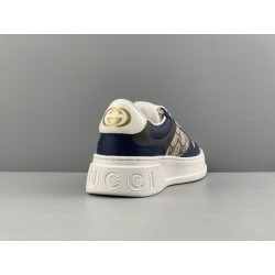 GT Gucci GG Sneaker Beige Blue GG Supreme Canvas 669582 UPGB0 4273