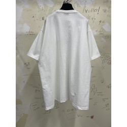 GT Balenciaga CAPS T-SHIRT BOXY FIT IN WHITE 651795TNVL19040