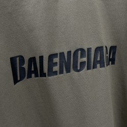 GT Balenciaga CAPS T-SHIRT TEE BOXY FIT IN BROWN 651795TNVL17761