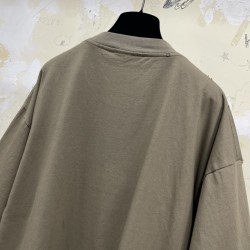 GT Balenciaga CAPS T-SHIRT TEE BOXY FIT IN BROWN 651795TNVL17761