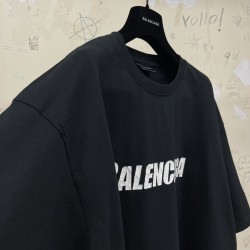 GT Balenciaga CAPS T-SHIRT TEE BOXY FIT IN BLACK