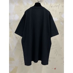 GT Balenciaga CAPS T-SHIRT TEE BOXY FIT IN BLACK