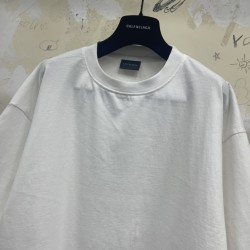 GT Balenciaga MEN'S CARE LABEL TEE T-SHIRT IN White 724514TNVL99040