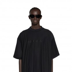 GT Balenciaga MIRROR BALENCIAGA TEE T-SHIRT OVERSIZED IN BLACK 720198TNVR51069