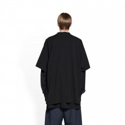 GT Balenciaga ADIDAS TEE T-SHIRT OVERSIZED IN BLACK 723976TNVN81070