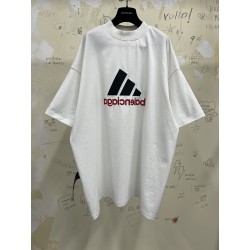 GT Balenciaga ADIDAS TEE T-SHIRT OVERSIZED IN White 723976TNVN83775