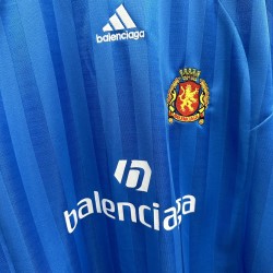 GT Balenciaga Adidas Soccer Jersey Blue 723663TNV131000