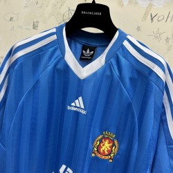 GT Balenciaga Adidas Soccer Jersey Blue 723663TNV131000