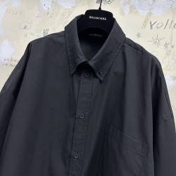 GT Balenciaga Black Tape Type Logo Shirt 738761TNM601000