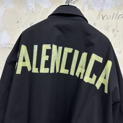 GT Balenciaga Black Tape Type Logo Shirt 738761TNM601000