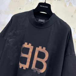 GT Balenciaga Crypto Oversized Tee T-shirt 739028TOVN81055