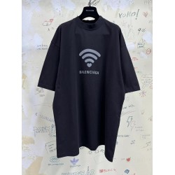 GT Balenciaga LO_VE T-SHIRT MEDIUM FIT IN BLACK/GREY