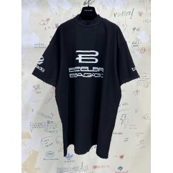 GT Balenciaga AI Generated Inside-Out T-SHIRT  In Black/White