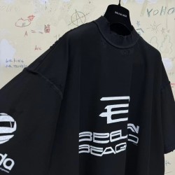 GT Balenciaga AI Generated Inside-Out T-SHIRT  In Black/White