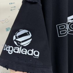 GT Balenciaga AI Generated Inside-Out T-SHIRT  In Black/White