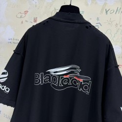 GT Balenciaga AI Generated Inside-Out T-SHIRT  In Black/White