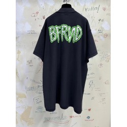 GT Balenciaga Music | Bfrnd Series Inside-Out T-shirt Oversized In Black Faded