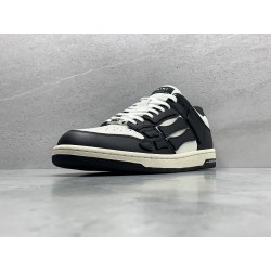 GT Amiri Skel Top low Top Sneakers Black  White  2.0