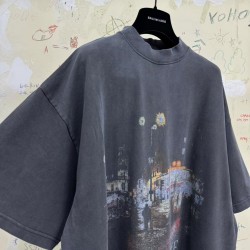 GT  Belleville T-shirt Oversized In Black Faded