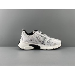 Dior Chrono Technical Mesh Sneakers White