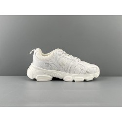 Dior Chrono Technical Mesh Sneakers All White