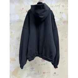 GT Balenciaga Paris Liberty Hoodie Oversized in Black