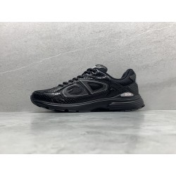 GT Dior B30 Sneakers Python Black 3SN279ZAH90044