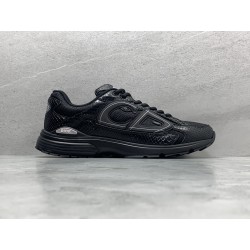 GT Dior B30 Sneakers Python Black 3SN279ZAH90044