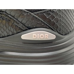 GT Dior B30 Sneakers Python Black 3SN279ZAH90044