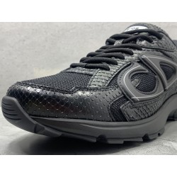 GT Dior B30 Sneakers Python Black 3SN279ZAH90044