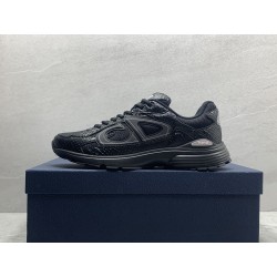 GT Dior B30 Sneakers Python Black 3SN279ZAH90044