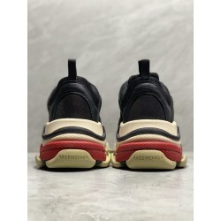 GT Batch Balenciaga Triple S Black White Red 2018 Reissue