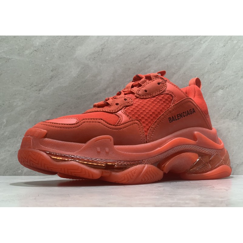 triple s red clear sole