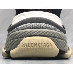 GT Batch Balenciaga Triple S Black Burgundy White 2018 Font