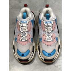 GT Batch Balenciaga Triple-S White Blue Pink