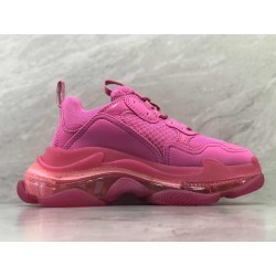 GT Batch Balenciaga Triple-S Clear Sole Fluo Pink